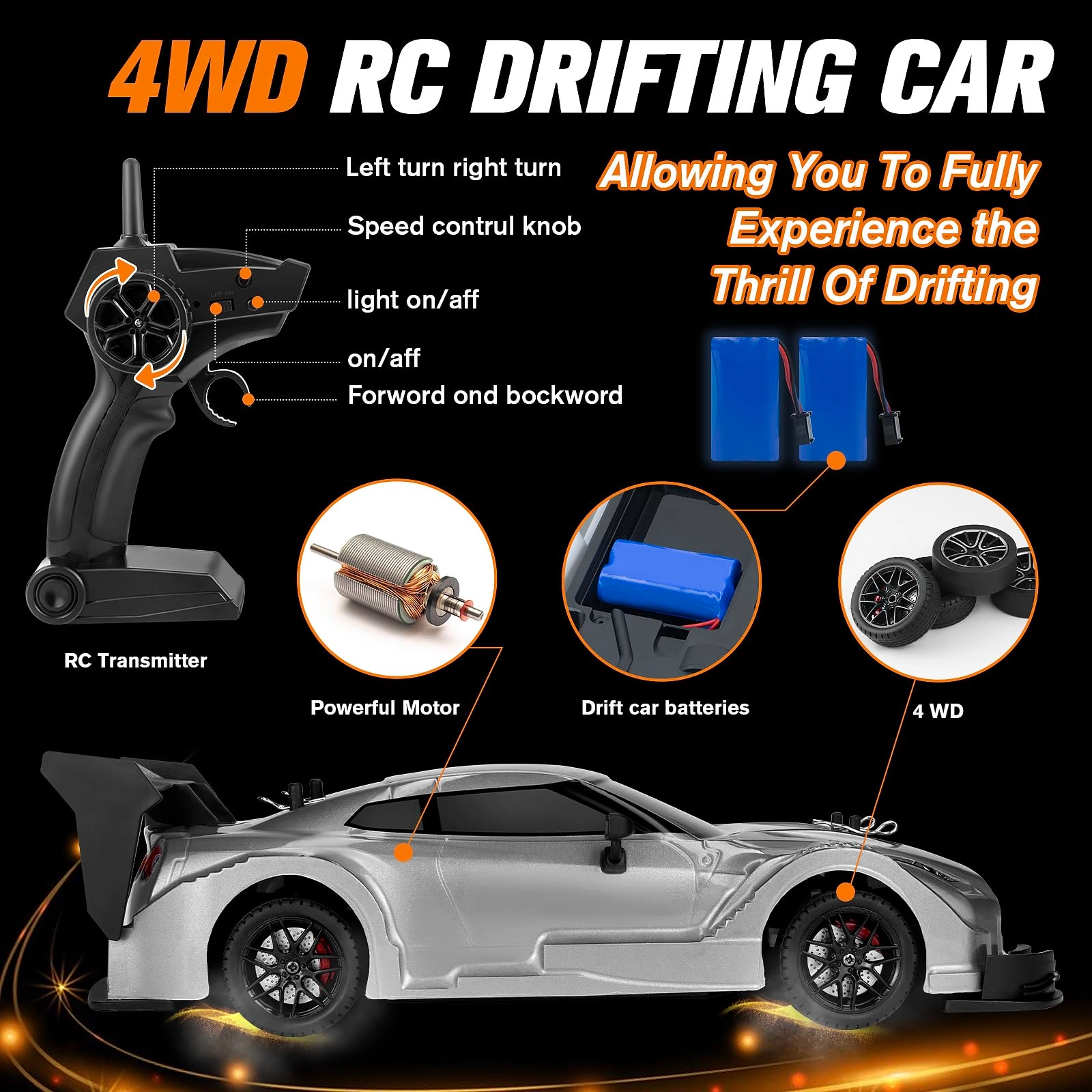 RC Drift Car - 1:16 Scale