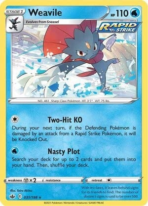 Pokémon Pokemon Weavile 031/198 - English