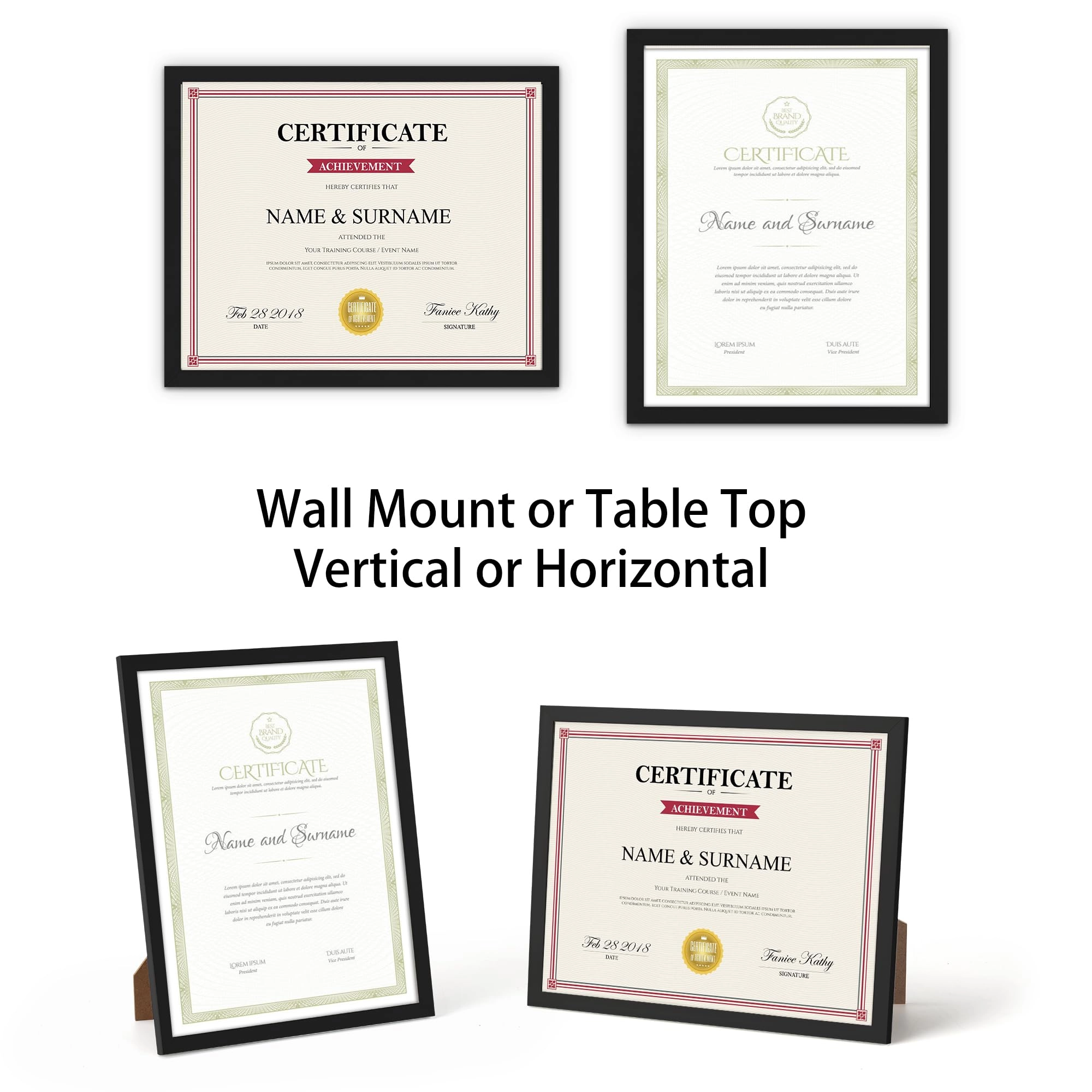 Picture Frame Set - 8.5x11