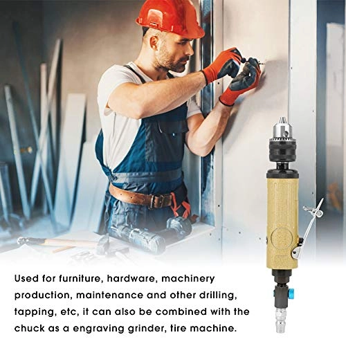 Straight Air Drill - 3/8in Zinc alloy 2200rpm