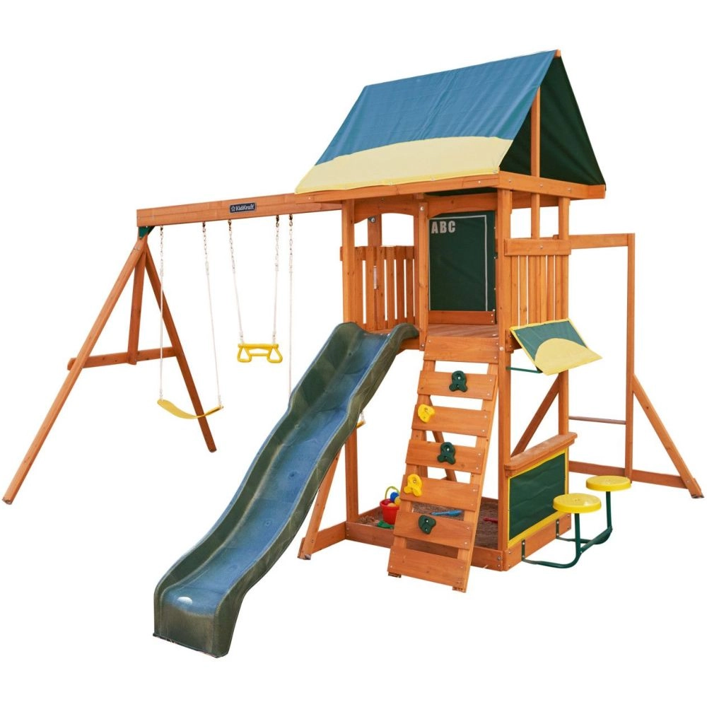 KidKraft Brightside - Wooden Swing Set 3-10 Years