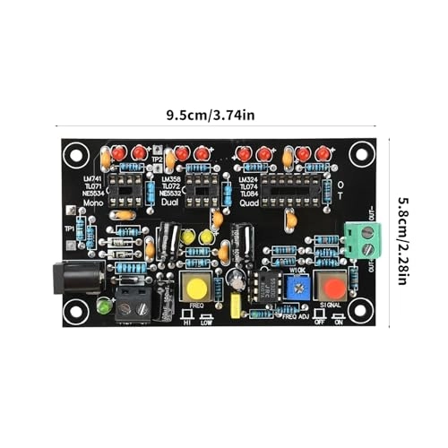 Operational Amplifier Tester - 12V 200kHz/10Hz Plug and Play