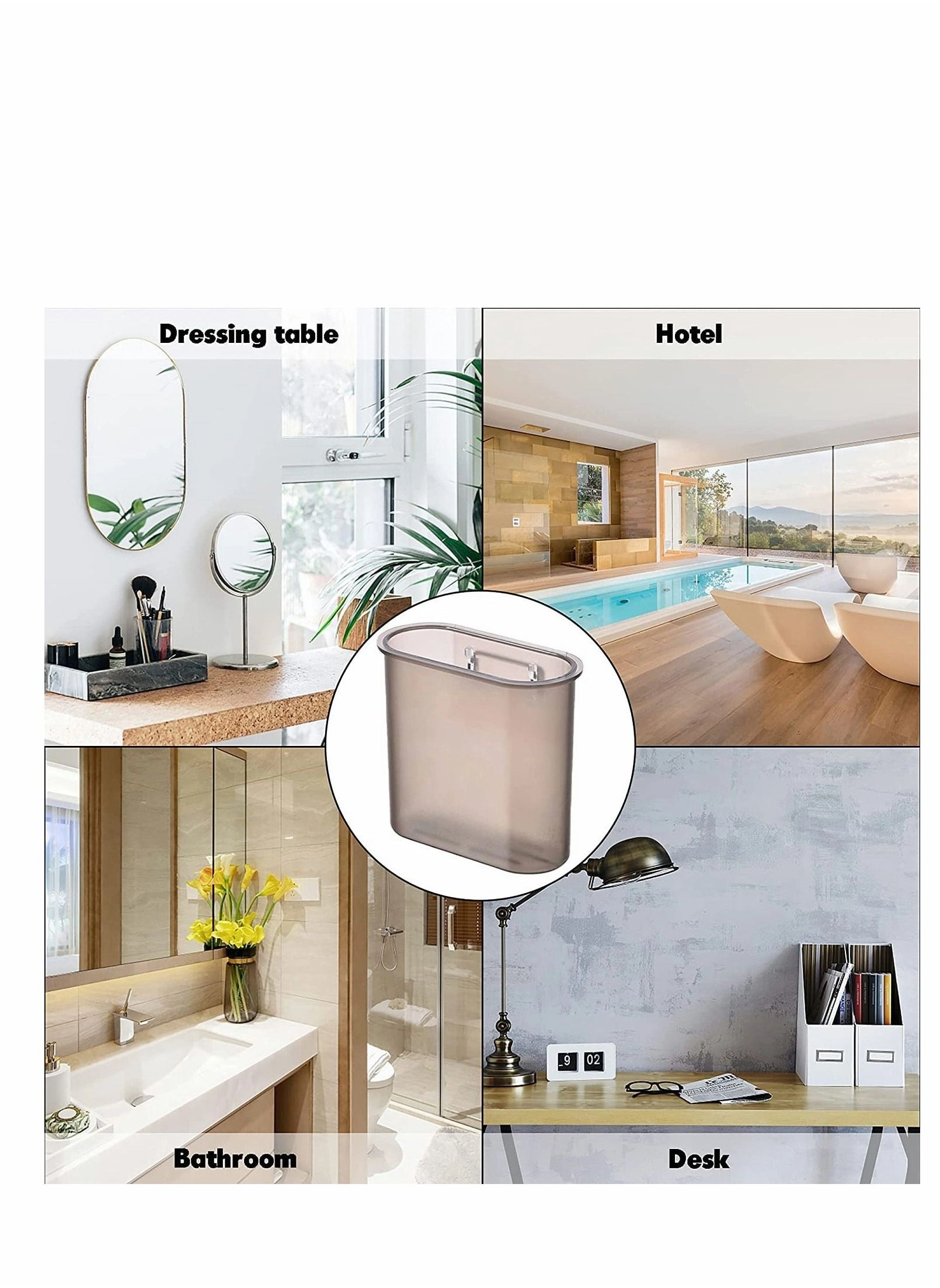 Wall Mount Toothbrush Holder - 3 Slots Wallmount / Countertop