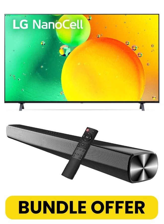 LG 65NANO75SQA+Soundbar