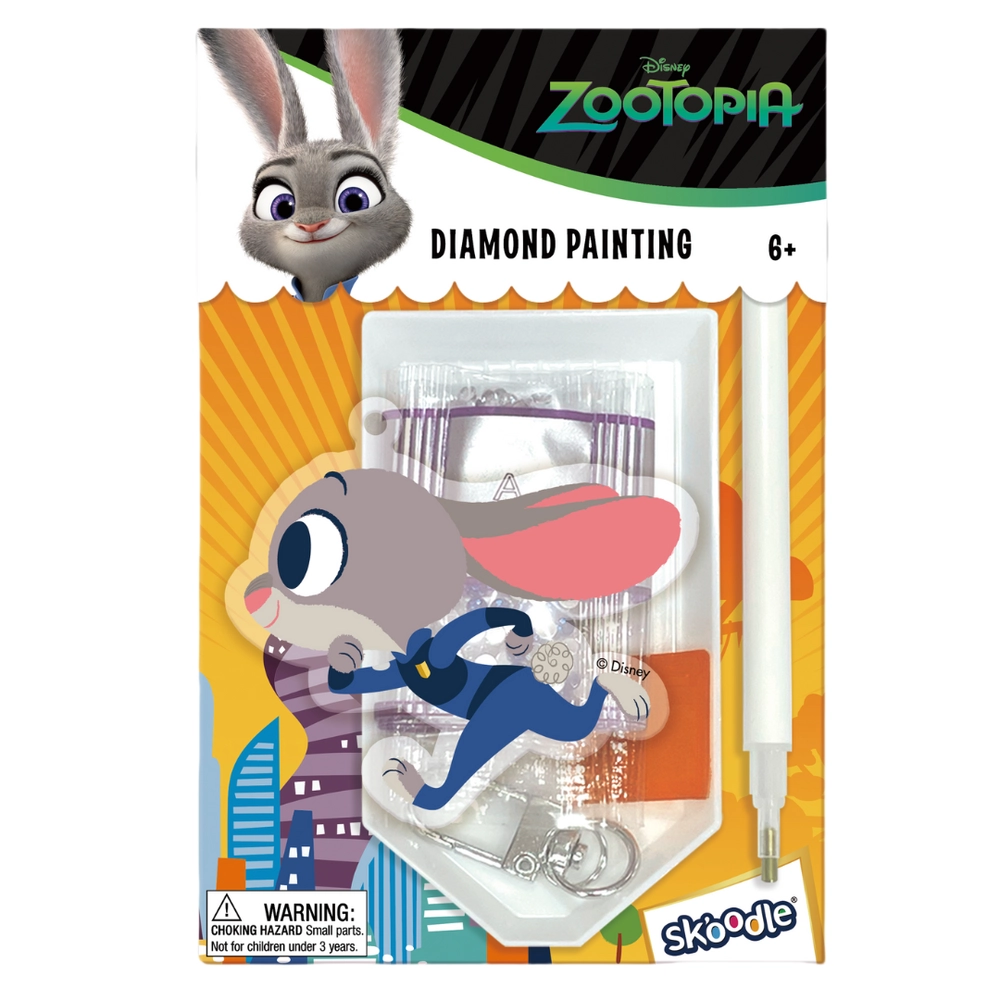 Disney Zootopia Diamond Painting Keychain Kit - Judy Hopps