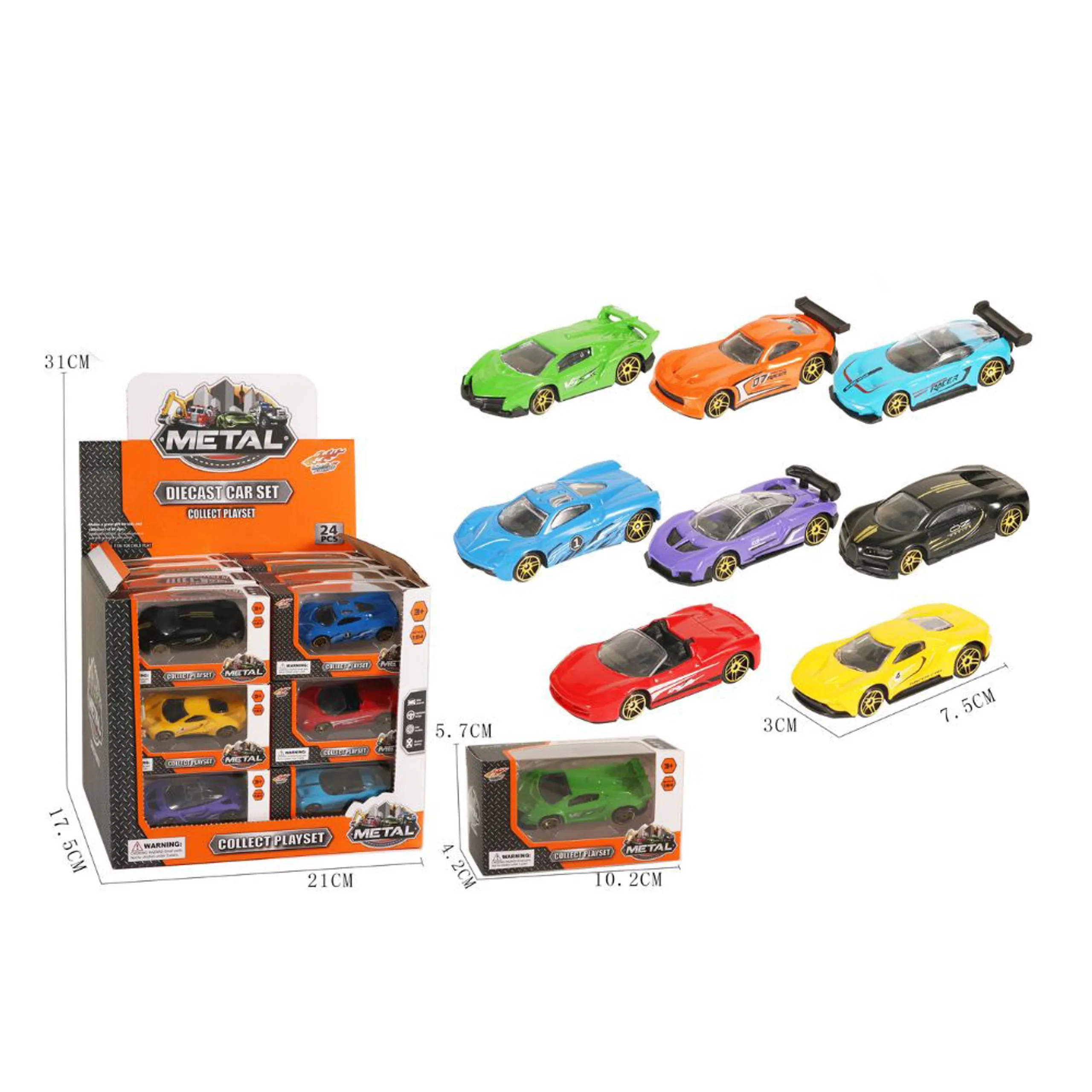 Alloy car - 24pcs