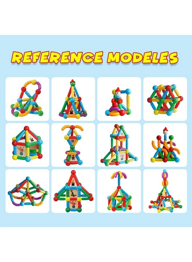 Magnetic Sticks - Construction 136pcs