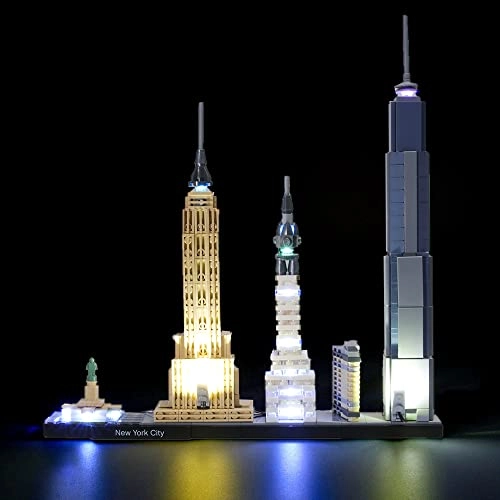 Light Kit for LEGO Architecture 21028 - New York City 4.5-5V