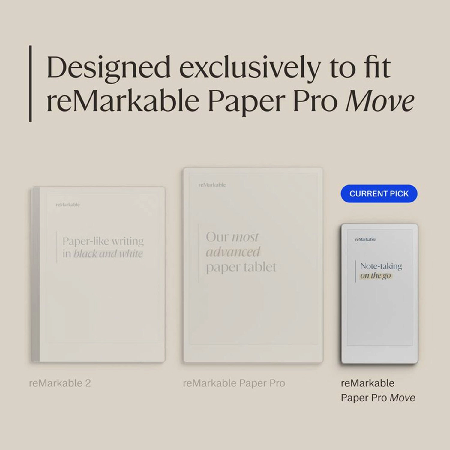 Folio Case with Marker Strap for Paper Pro Move 7.3-inch