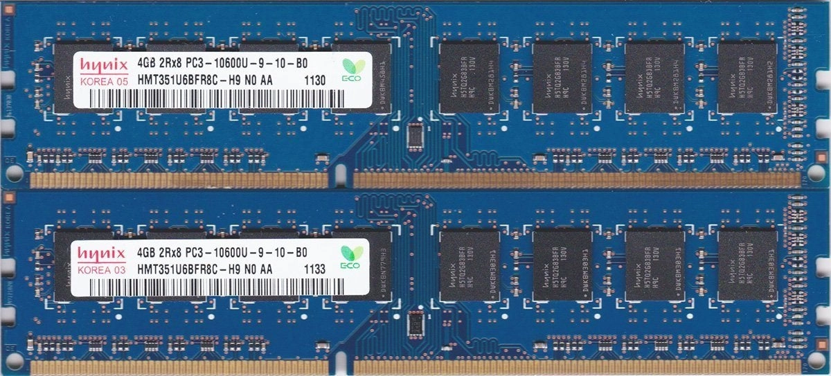 HMT351U6CFR8C-H9 - 8GB 1333MHz 240-pin DIMM DDR3