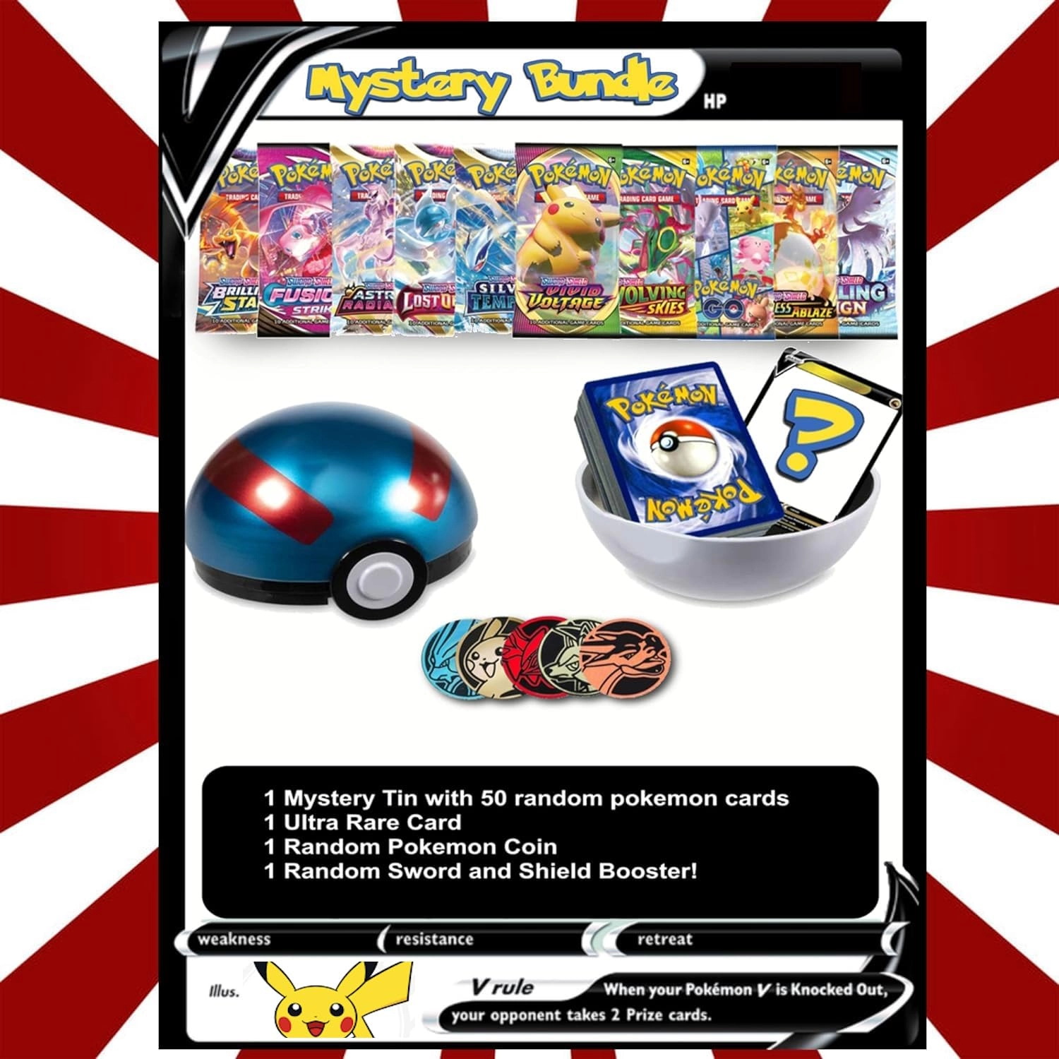 Pokémon Party Bundle - 50pcs