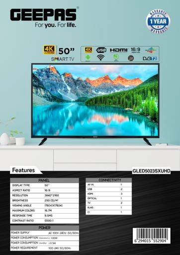 GLED5023SXUHD - 50 in