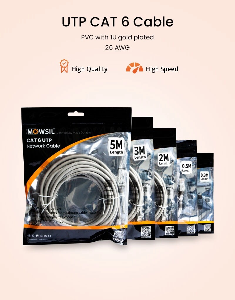 CAT6 UTP Cable - Half Mtr