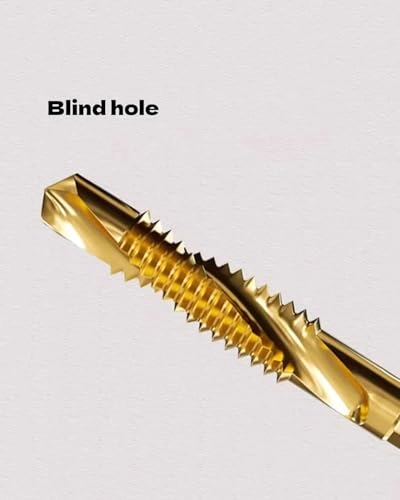 Combination Drill and Tap Set - 6 Piece Titanium Coated M3-M10