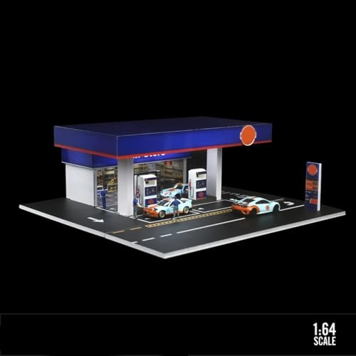 Gulf Petrol Station - 1 set 1:64