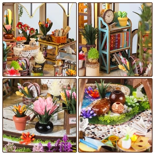 Miniature House Kit - Hanging Garden LED