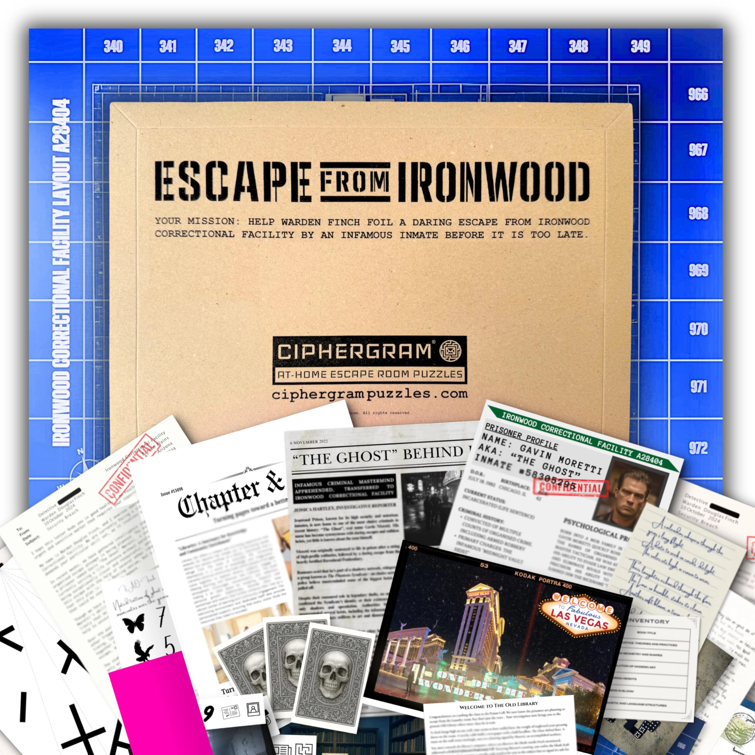 Ciphergram Escape From Ironwood Puzzle (CGEFI)