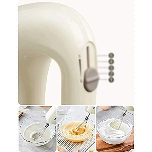 Multifunctional Mini Electric Food Mixer - 5 Speed Handheld