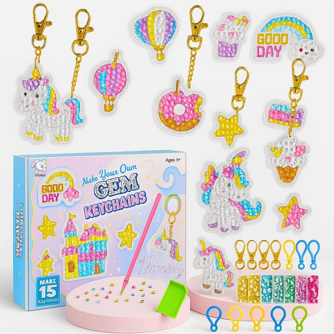 Storio, Storio Gem Keychain Kit - 5+ years 1 piece