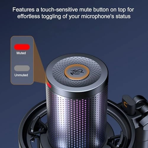 Condenser USB+Wireless Microphone