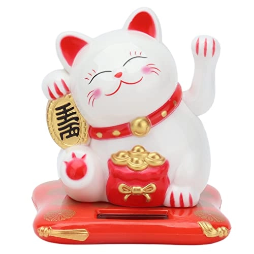 Wealth Welcoming Cat - Plastic