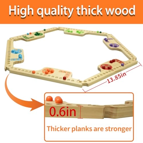 Jokers and Marbles - 8 Solid Wood Boards 40 Marbles 4 Decks of Cards