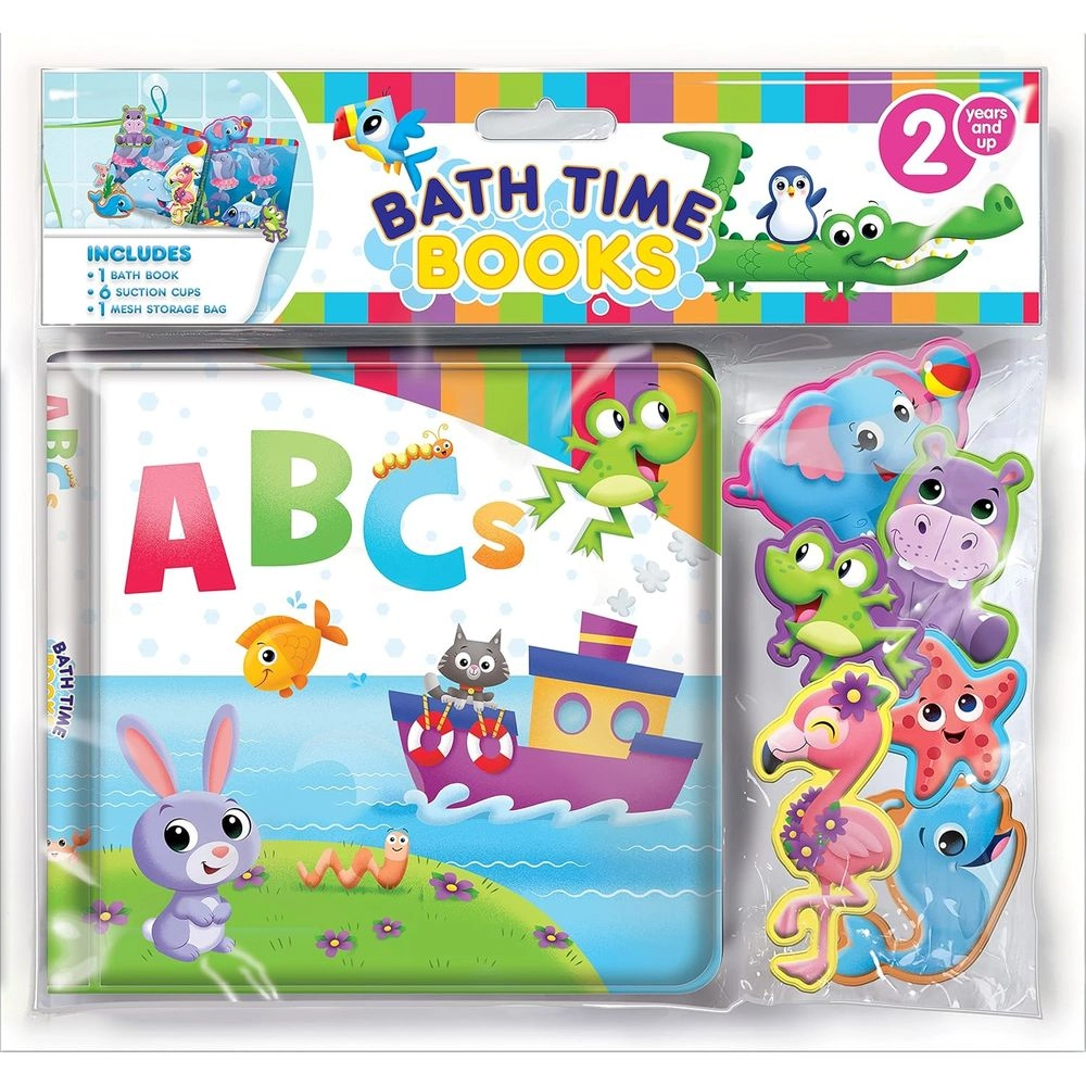Phidal ABC/123 Preschool Bath Time Waterproof Book - 2 years+