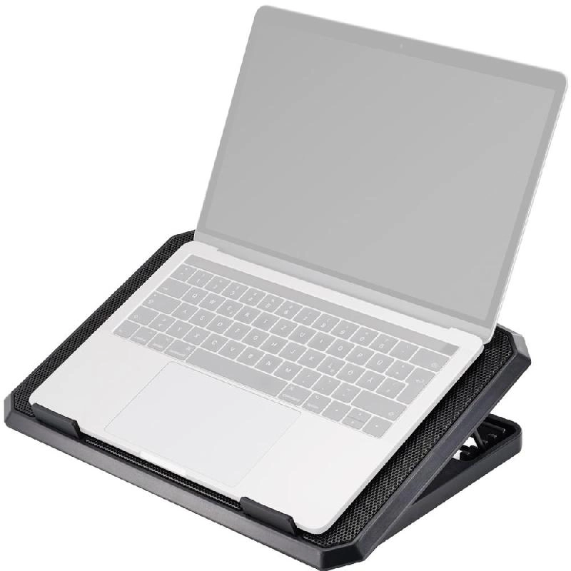 Black Metal Laptop Cooler - 2 Fans 15.6 Inch