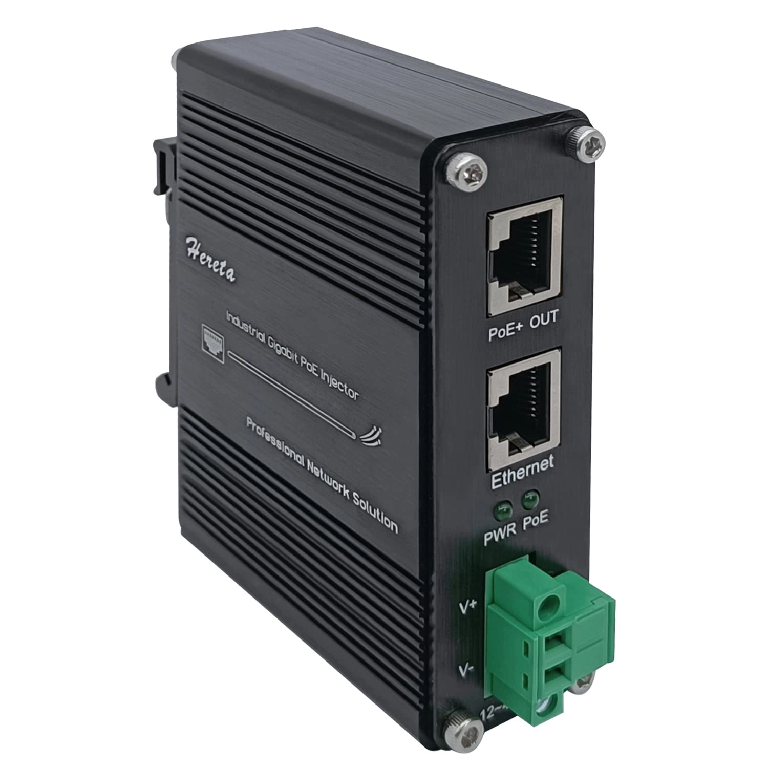 Hereta LNK-INJ301 - 12~48VDC 30W 3 IEEE802.3at 10/100/1000Base-T