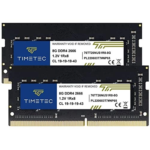 Timetec PC4-21300 - 16GB 2666MHz 260 Pin SODIMM DDR4