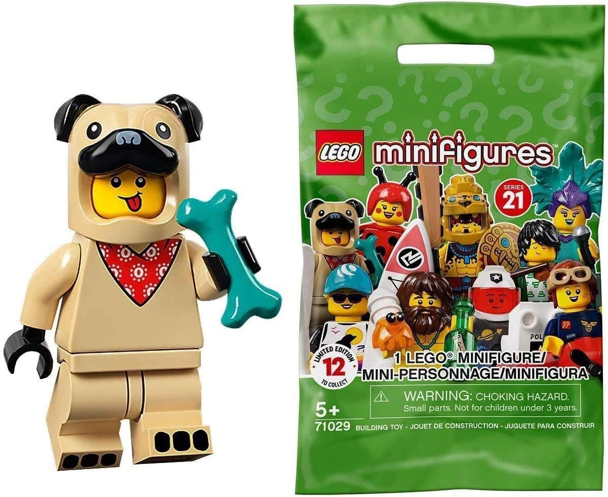 LEGO Collectable Minifigures Series 21 (71029) - Pug Costume Guy