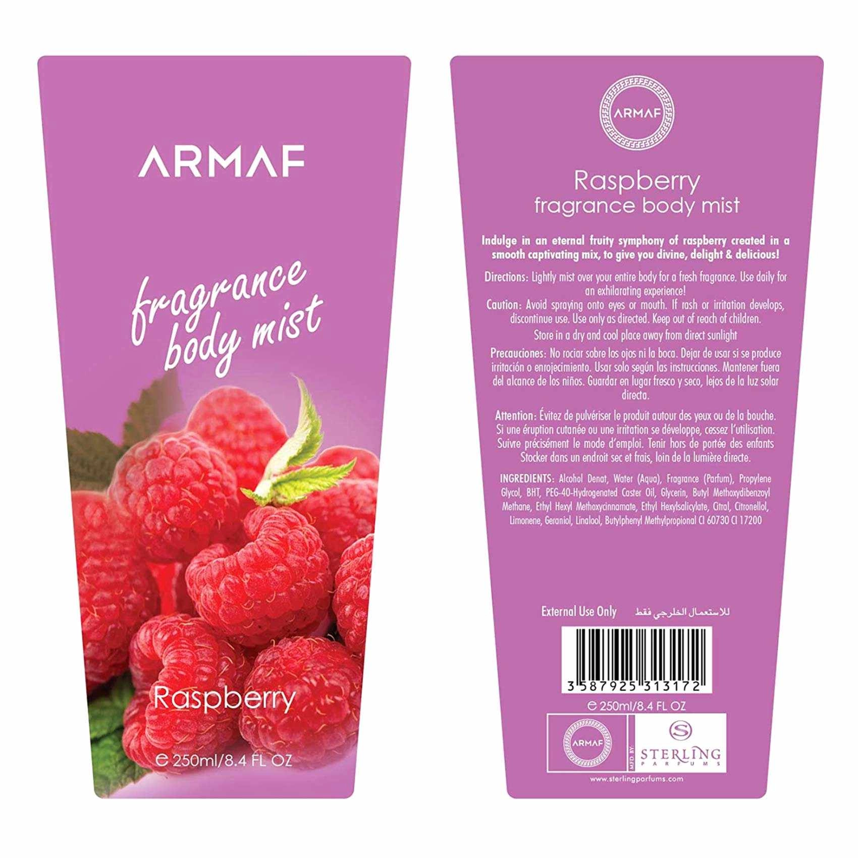 Body Mist - 250 ml Raspberry