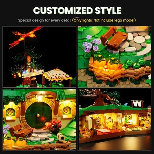 Light Kit for Lego The Lord of The Rings The Shire 10354 - Led