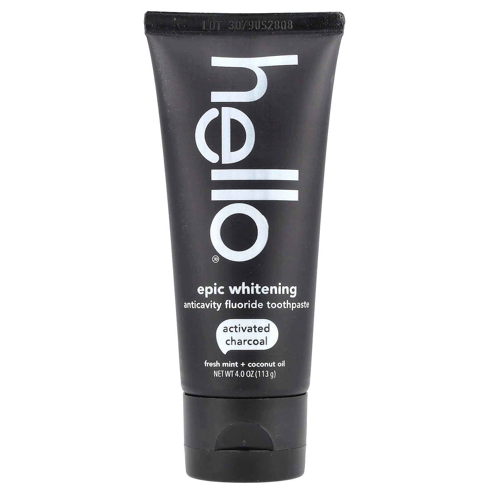 Hello Epic Whitening Fluoride Fresh Mint + Coconut Oil Toothpaste Adults and children 2 years of age and older 113 g