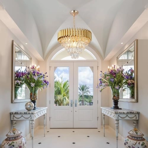 J0023-550 SQ - 550mm 4-Tier Chandelier