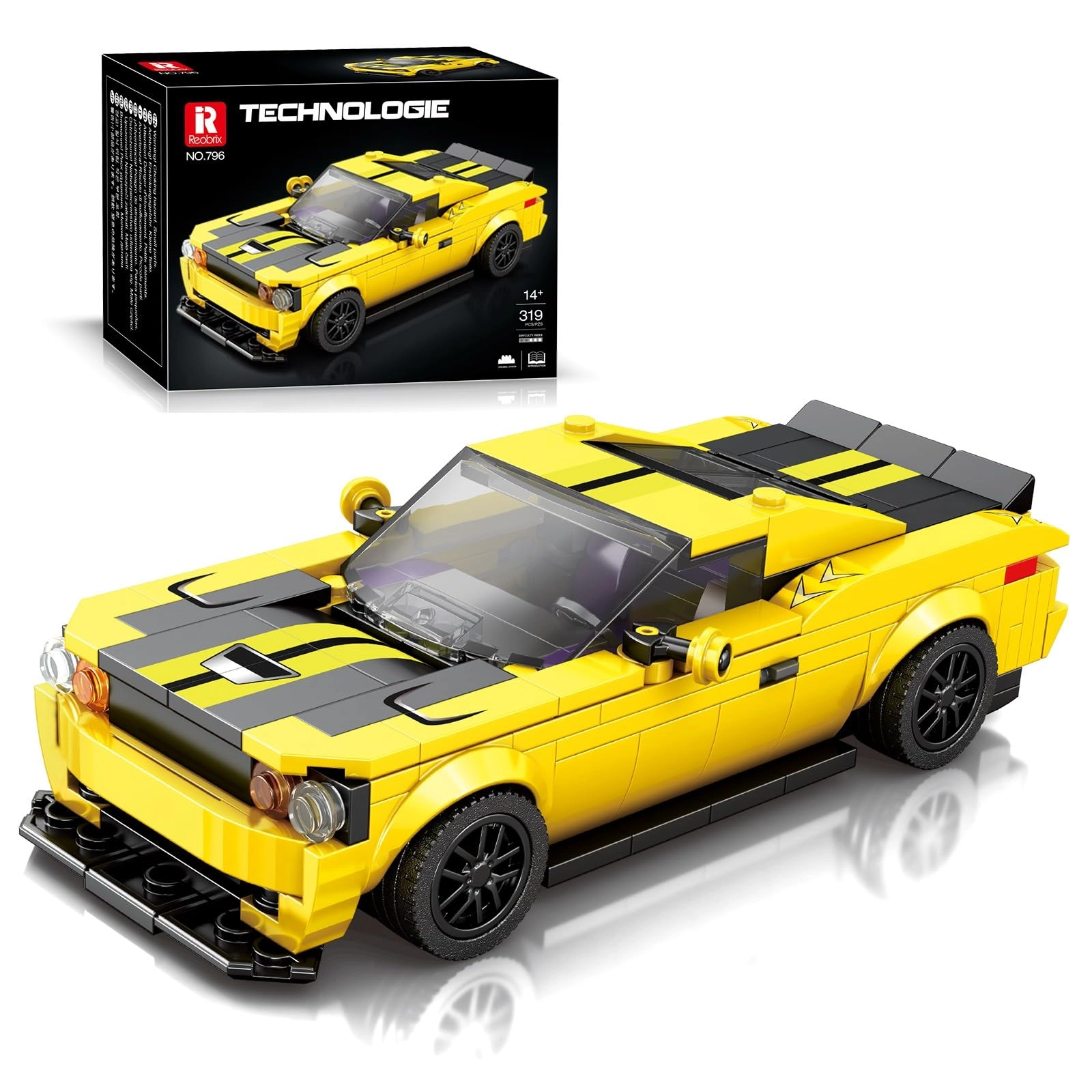 IBLOTIME Speed Champions Sports Cars - 1:24 336 PCS Muscle-Style