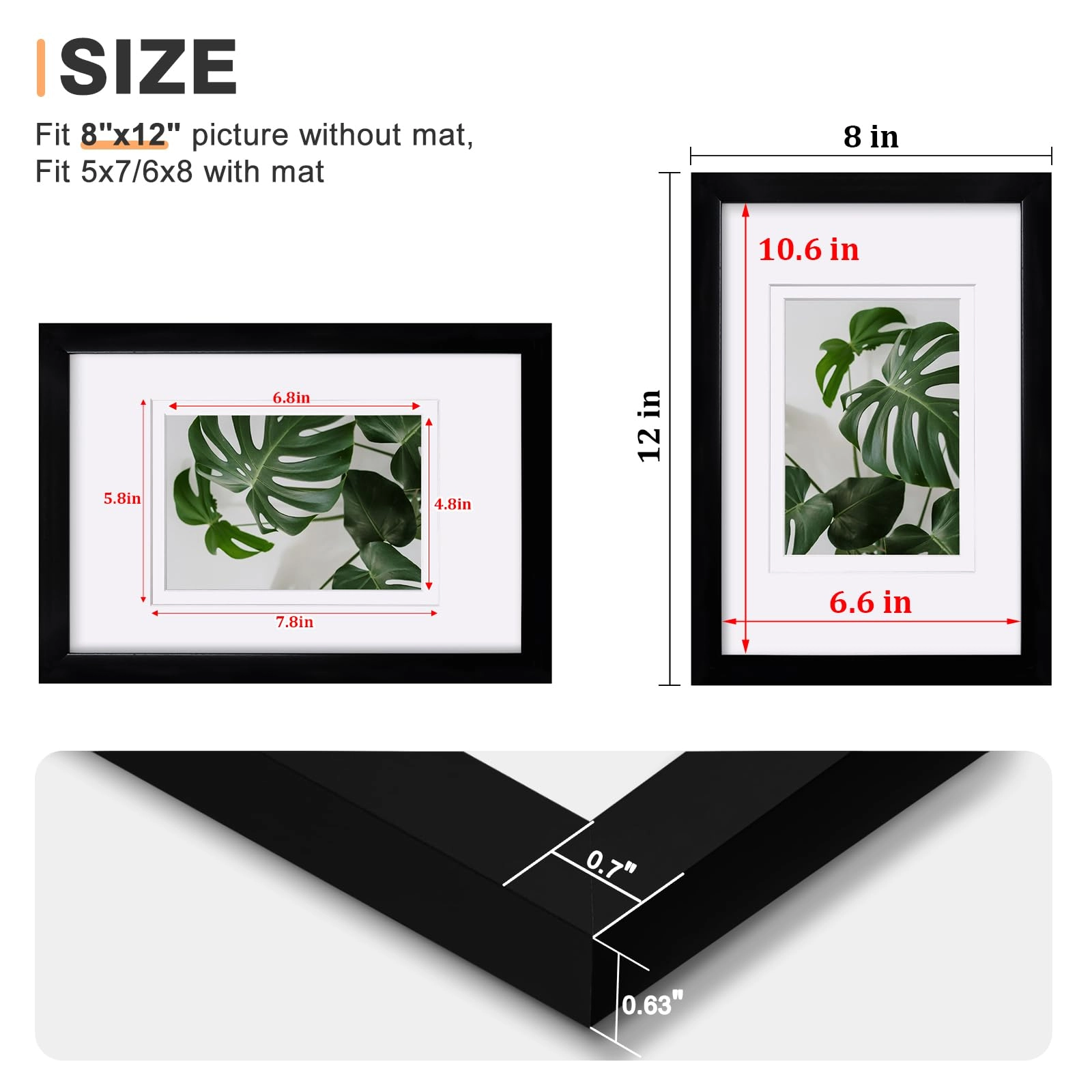 8x12 Picture Frames