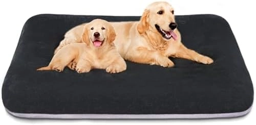 Magic Dog Super Soft Extra Large Dog Bed - 47" x 39" x 3.7" recyclable PP Fiber and high density foam