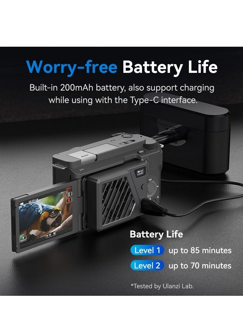 Camera Cooling Fan - Silver Type-C