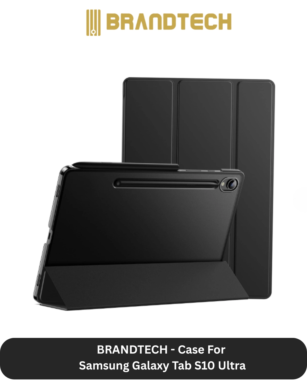 Brandtech Case with Screen Protector for Galaxy Tab S10 Ultra