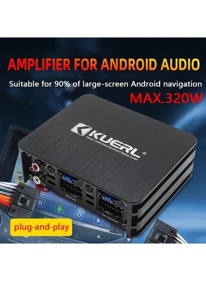 DSP Amplifier - 320W 4-Way AB Class