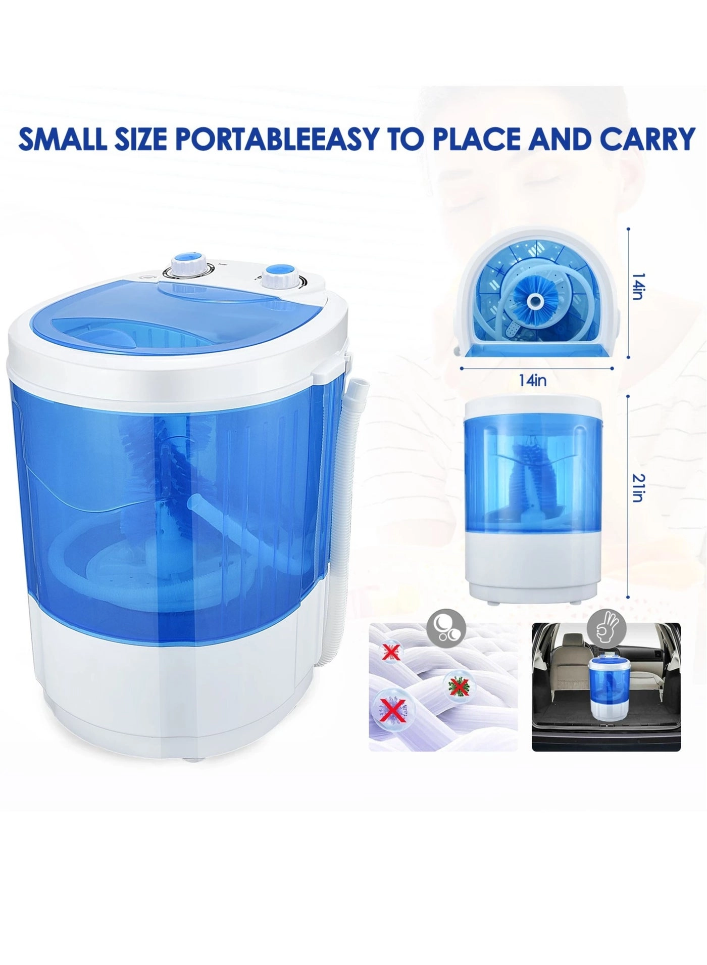 Shoe Washing Machine - 360° Cleaning 10 Minutes Safe Material