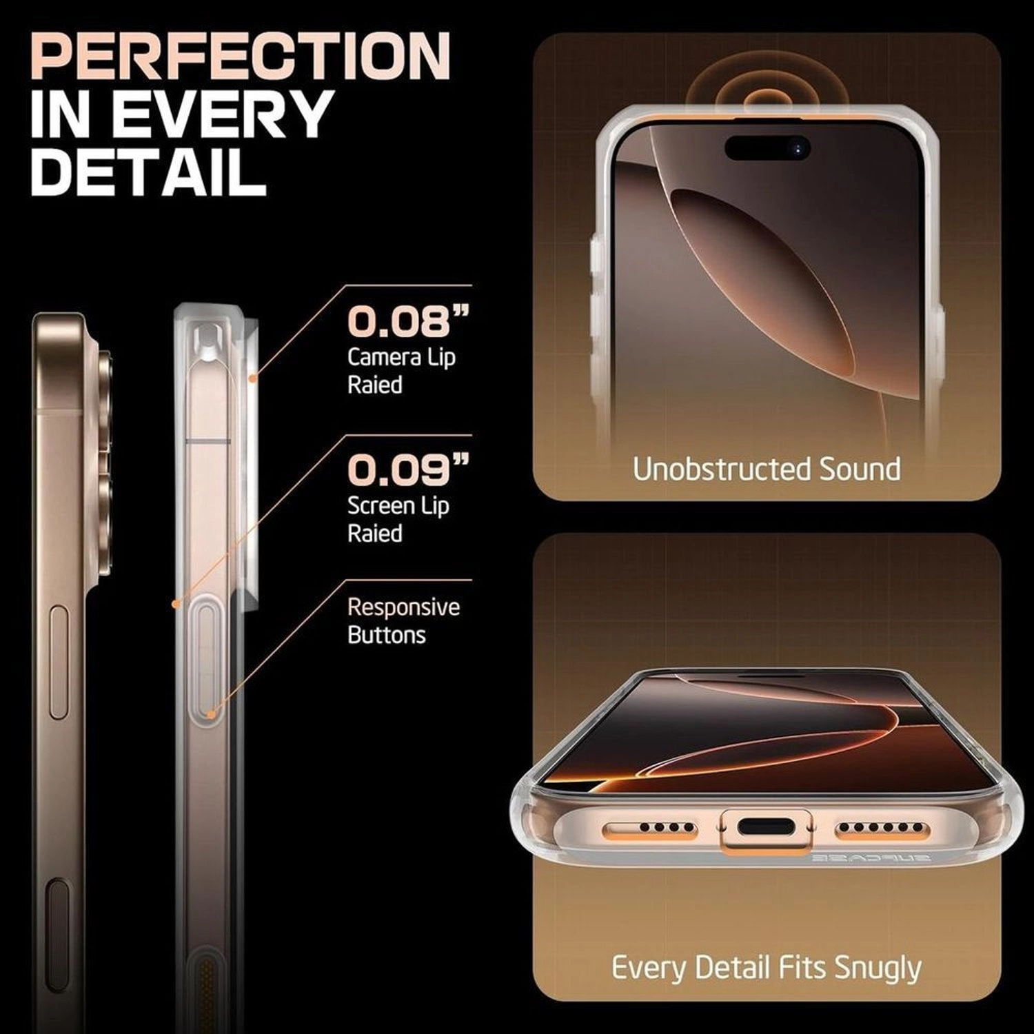 MCAP16PR01CL Clear Case for iPhone 16 Pro