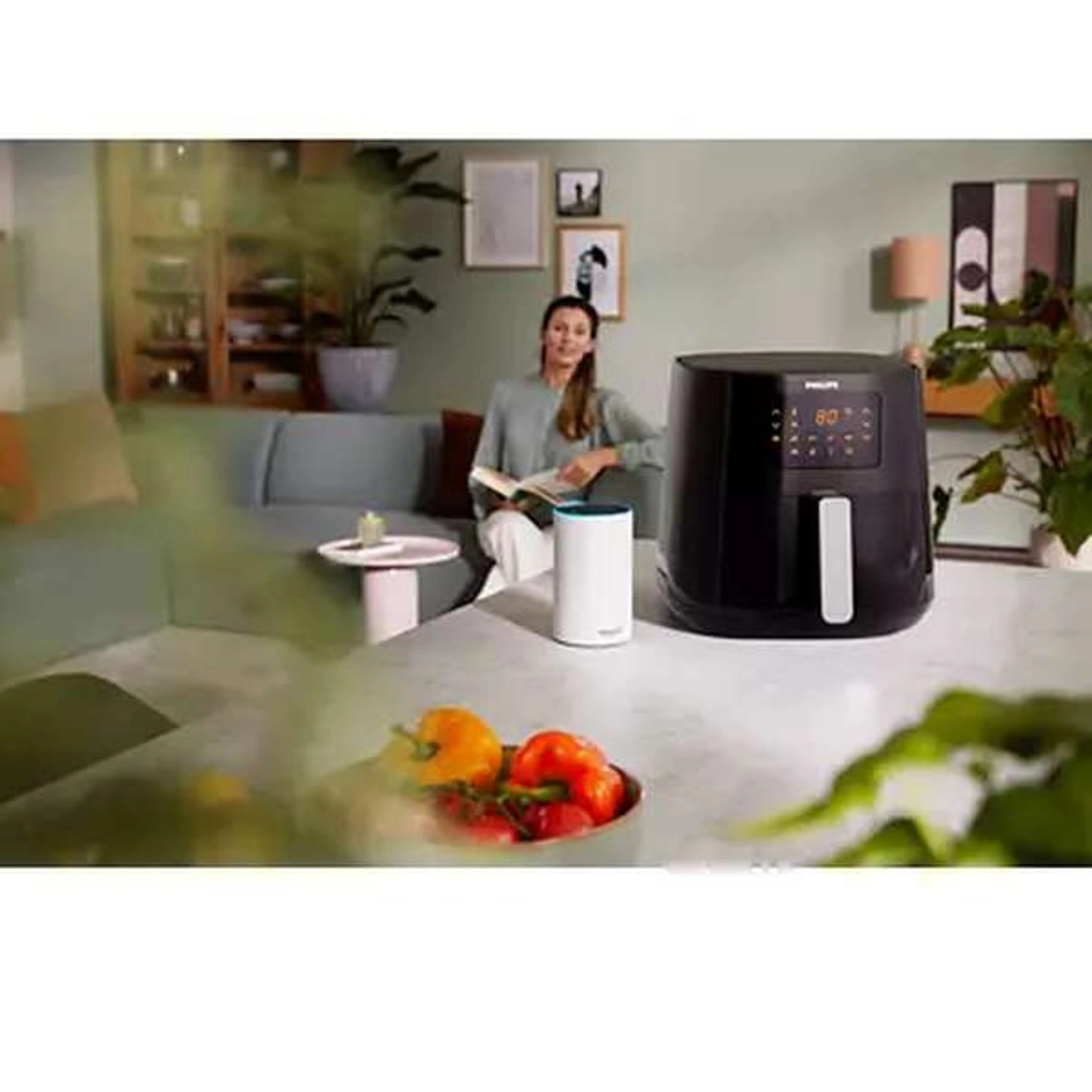 Essential Air fryer XL HD9280/91 - NutriU App compatibility Rapid Air Technology
