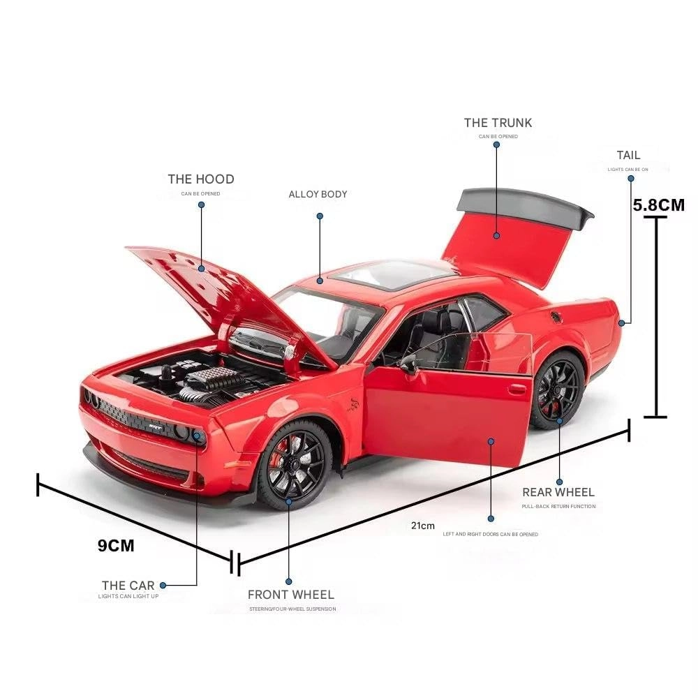 Dodge Challenger SRT - 1:24