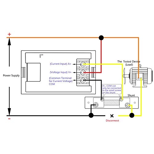 Volt Amp Meter - DC 4.5-100V 0-50A