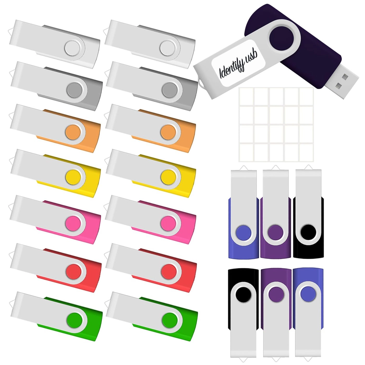 USB Flash Drive - USB2.0 2GB Pack