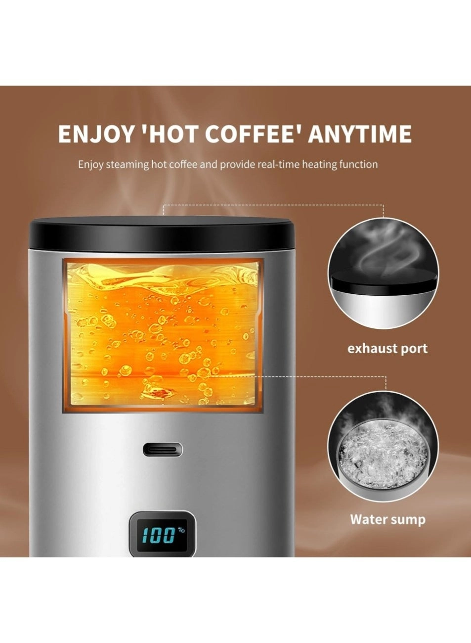 XYD-003 - 3-in-1 Portable Self-Heating USB-C