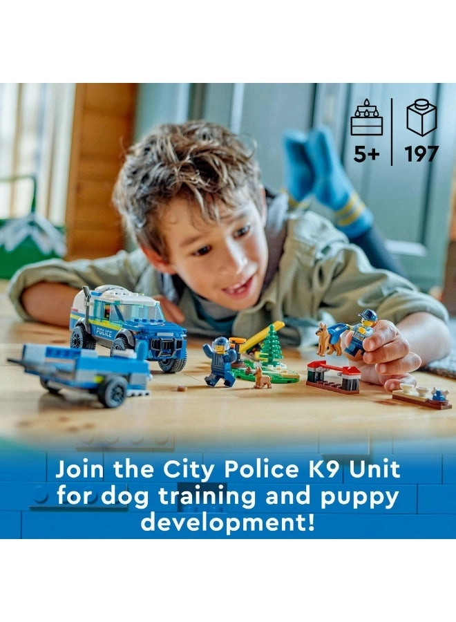 LEGO City Mobile Police Dog Training (60369)
