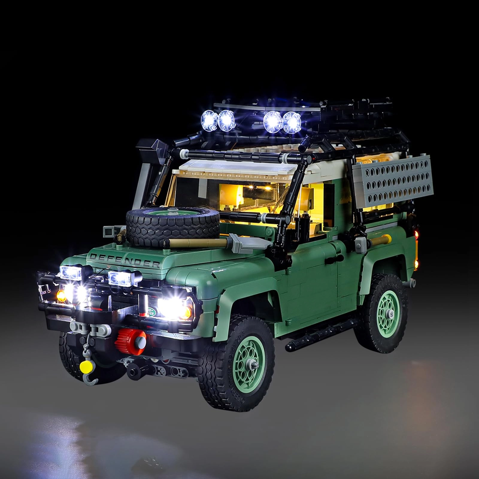 Mililier LED Light Kit for LEGO Icons Land-Rover Classic Defender 90 10317